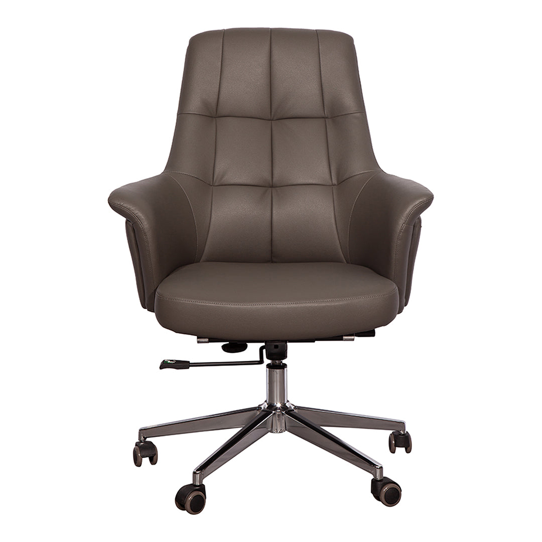 Luxury PU Leather Low Back Office Chair-GCC Home Center