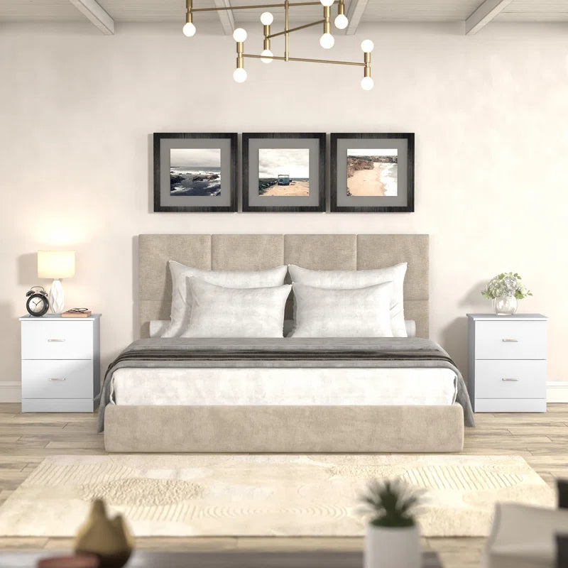 2 Drawers Nightstand-GCC Home Center