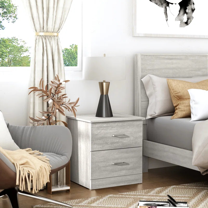 2 Drawers Nightstand-GCC Home Center