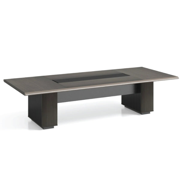 High-Quality Meeting Table with Japanese Technology And Premium Melamine Finish– Wood Color