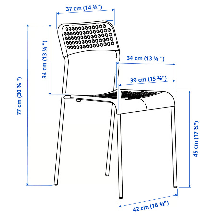 Chair – White | Stackable & Lightweight
