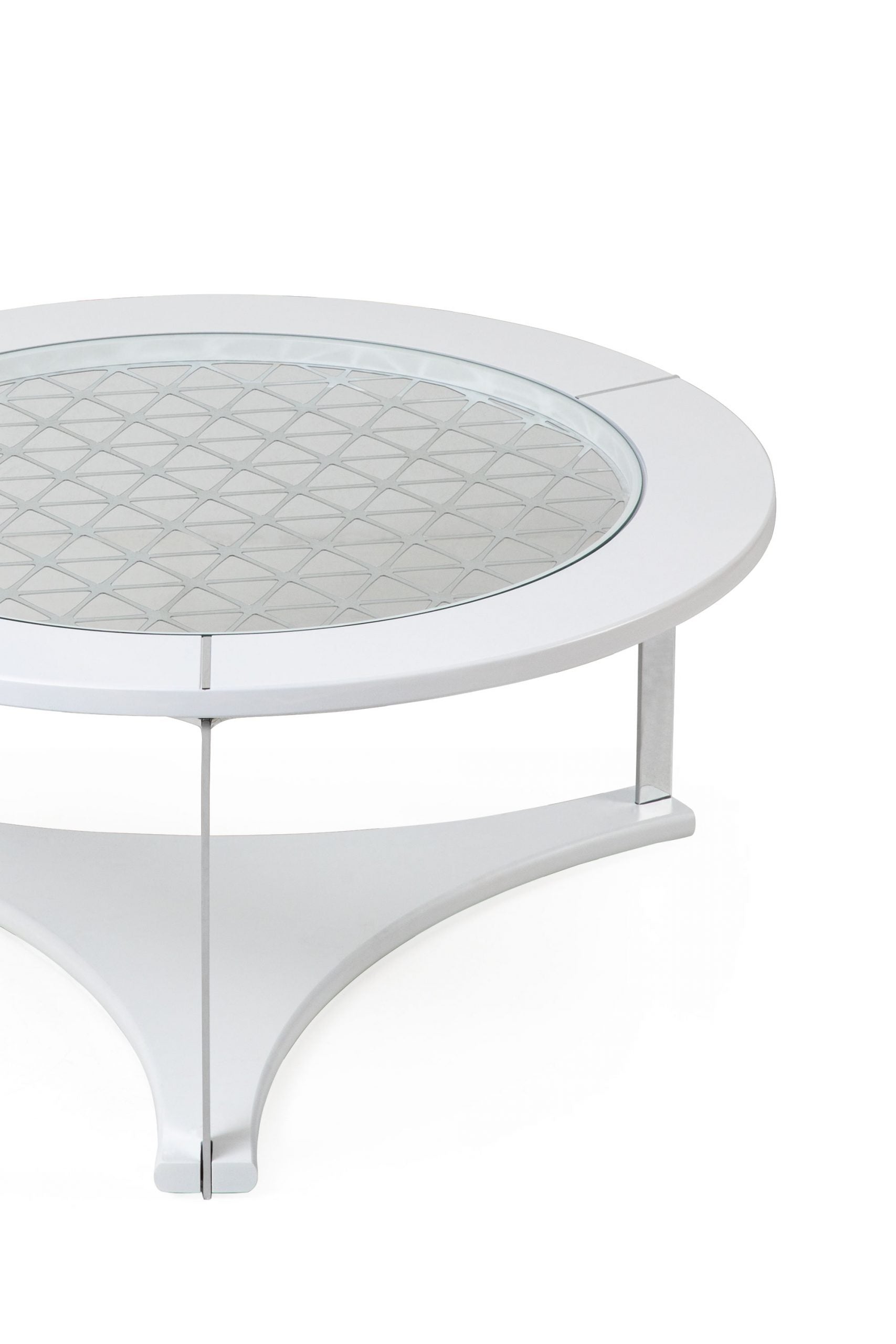 Engineered Wood Coffee Table - White