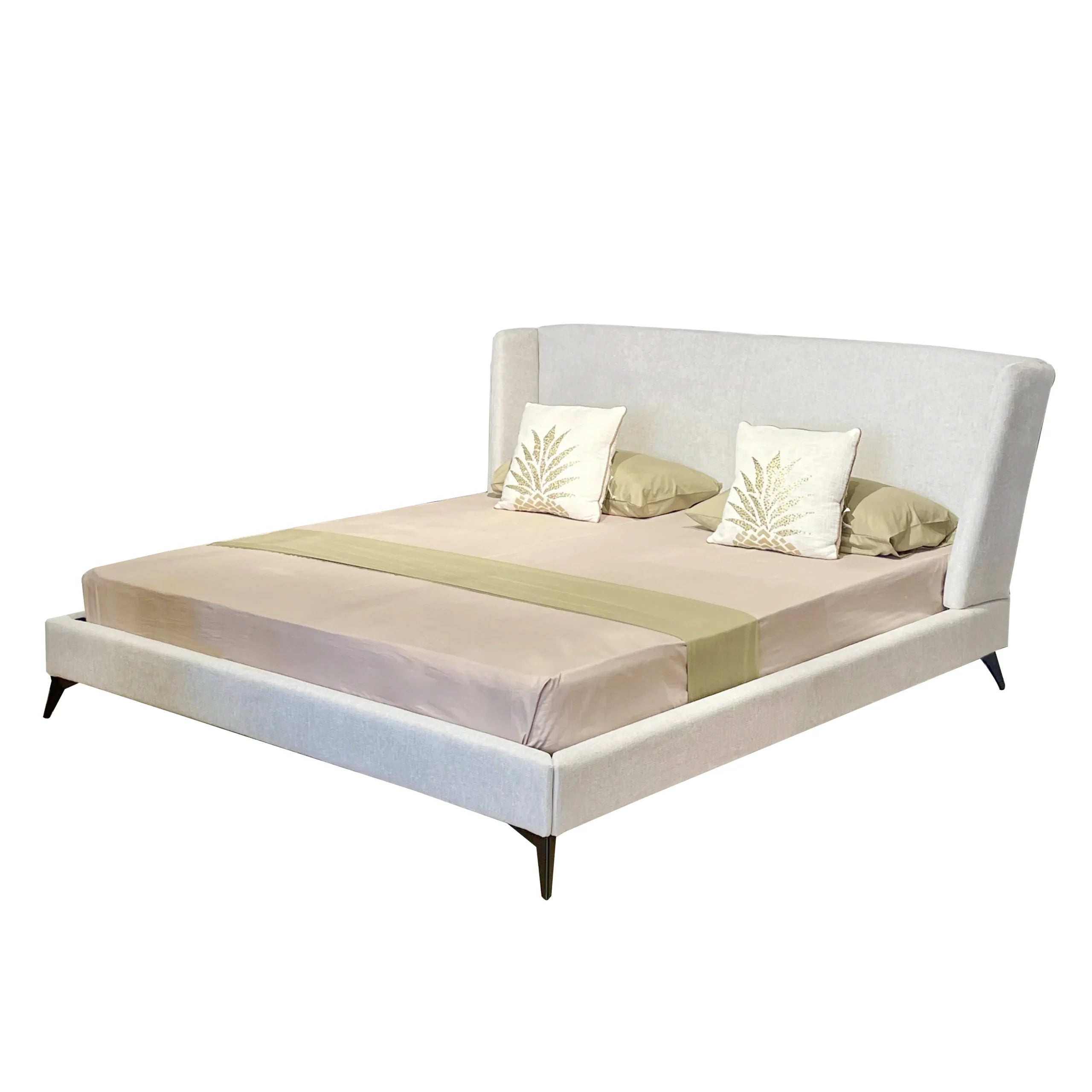 Amora King Bed – Beige