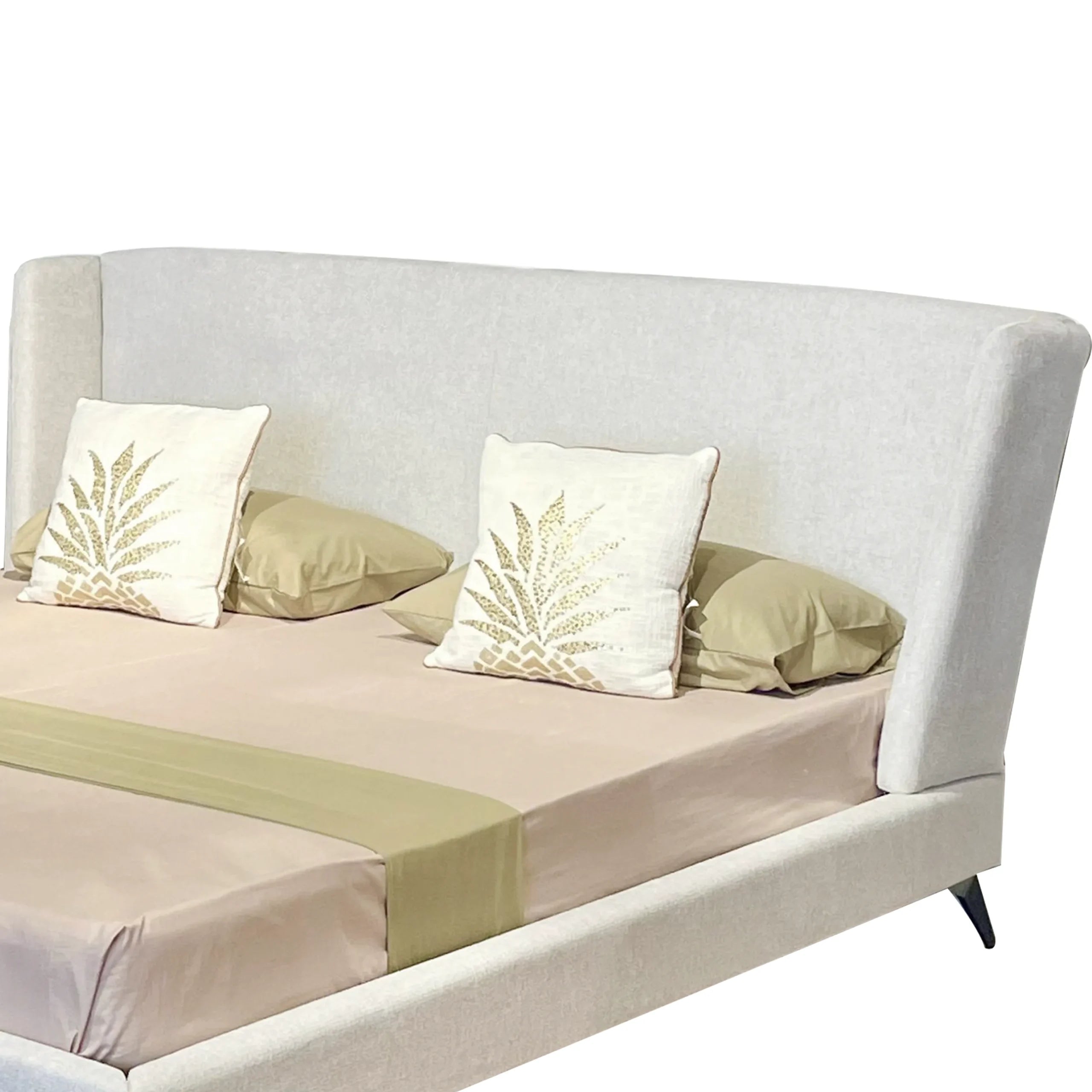 Amora King Bed – Beige