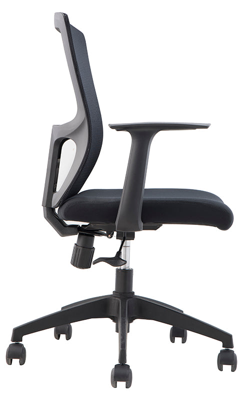 Medium Back Swivel Office Chair – Ergonomic Mesh Chair with Lumbar Support