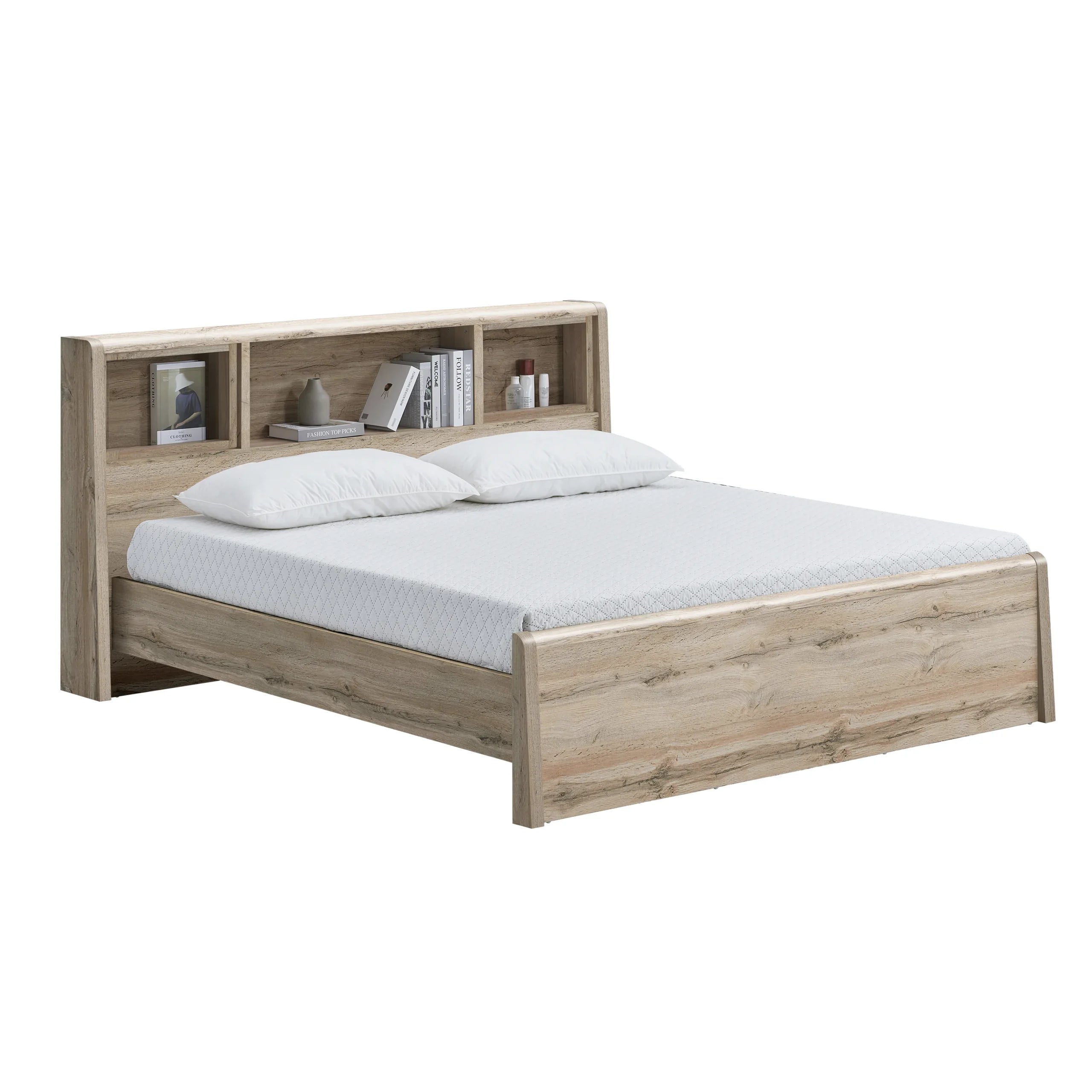 Balzo King Bed – Canada Oak