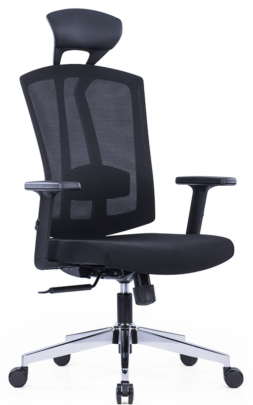 High Back Mesh Ergonomic Chair for Office with Chrome Base