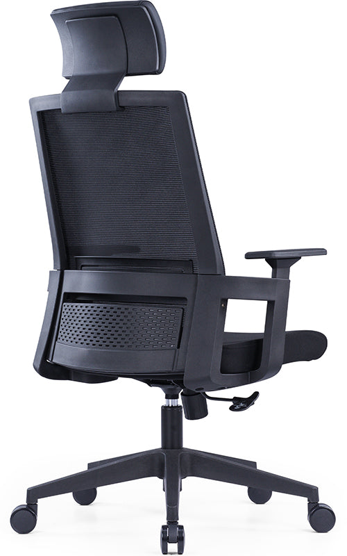 Ergonomic Office Chair – High-Density Seat, Adjustable Lumbar, Fixed Armrest