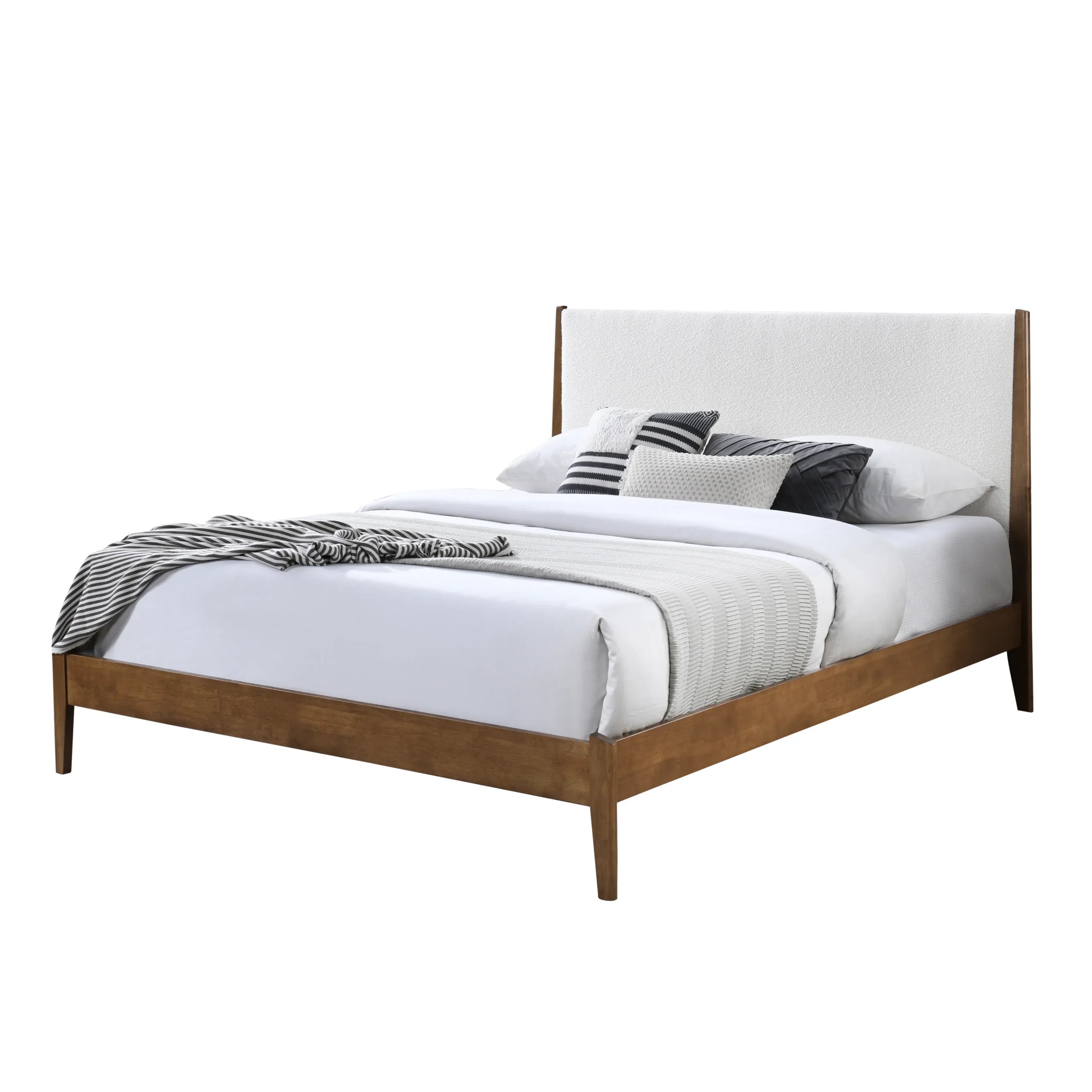 Beune King Bed – Ivory