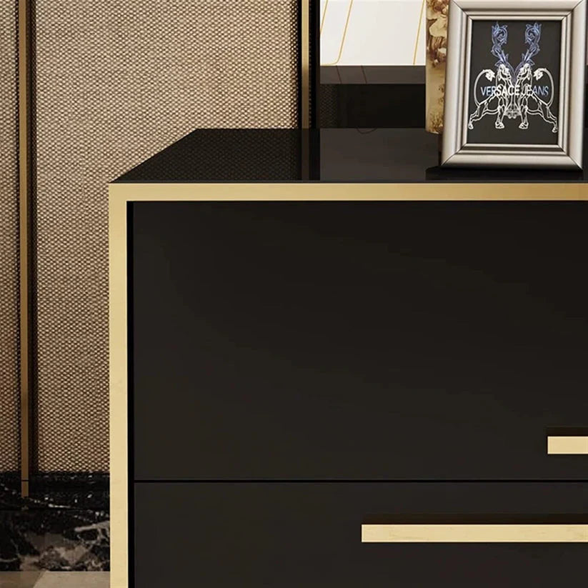 Bedside Table, Solid Wood Nightstand Table Amazing Design, Side Table 50H x 50W cm - WHITE-GCC Home Center