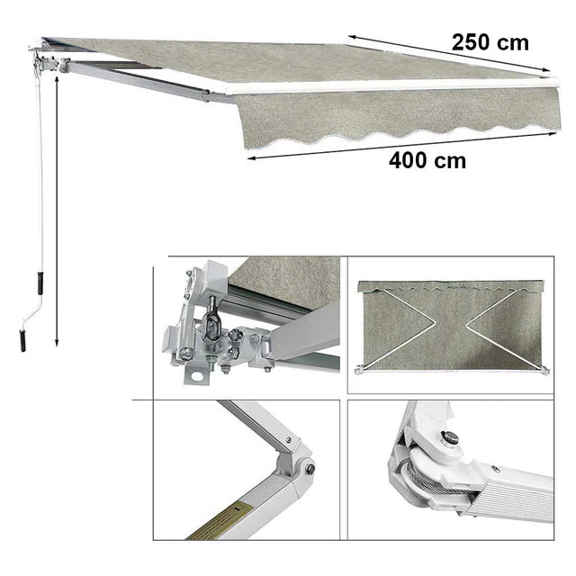 Canopy Shelter 4m x 2.5m-GCC Home Center