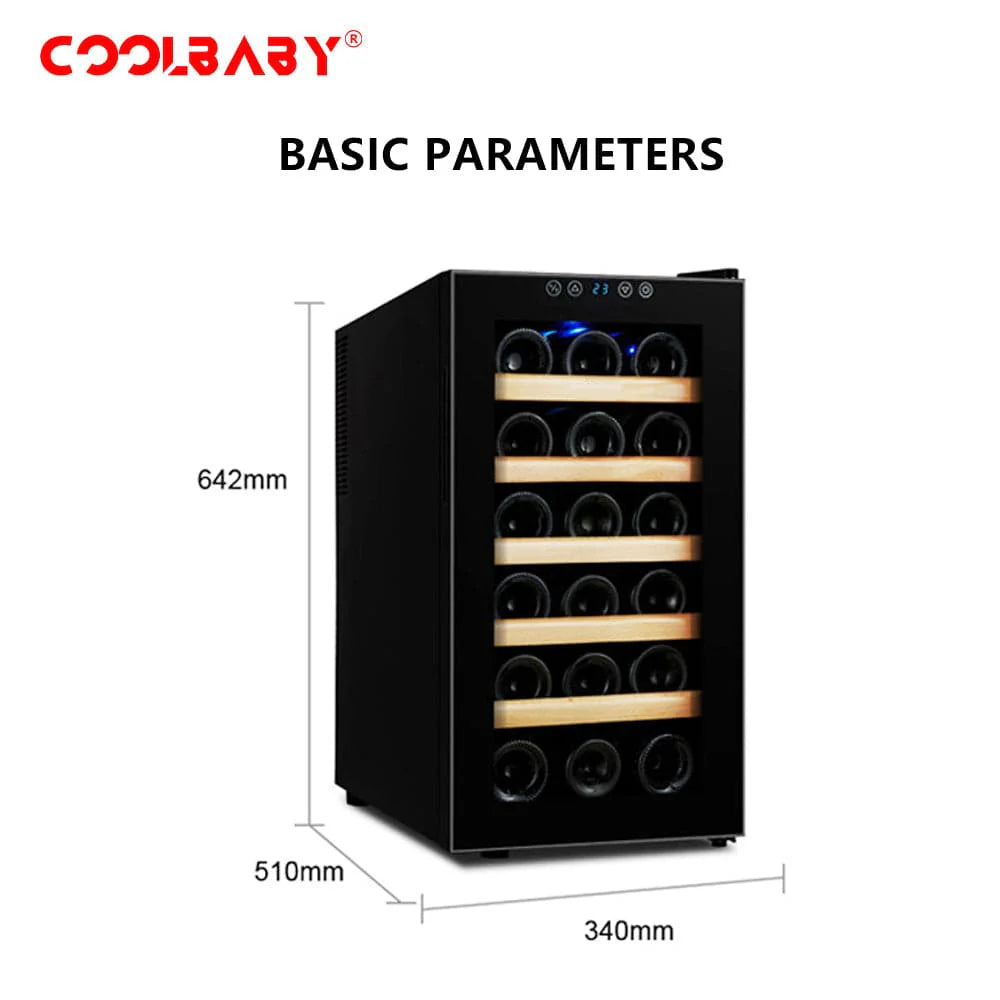 18-Bottle Red Wine Cabinet: Circulation Cooling, Constant Temperature Storage, and Elegant Design