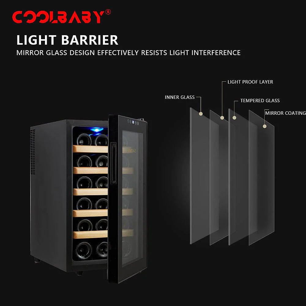 18-Bottle Red Wine Cabinet: Circulation Cooling, Constant Temperature Storage, and Elegant Design