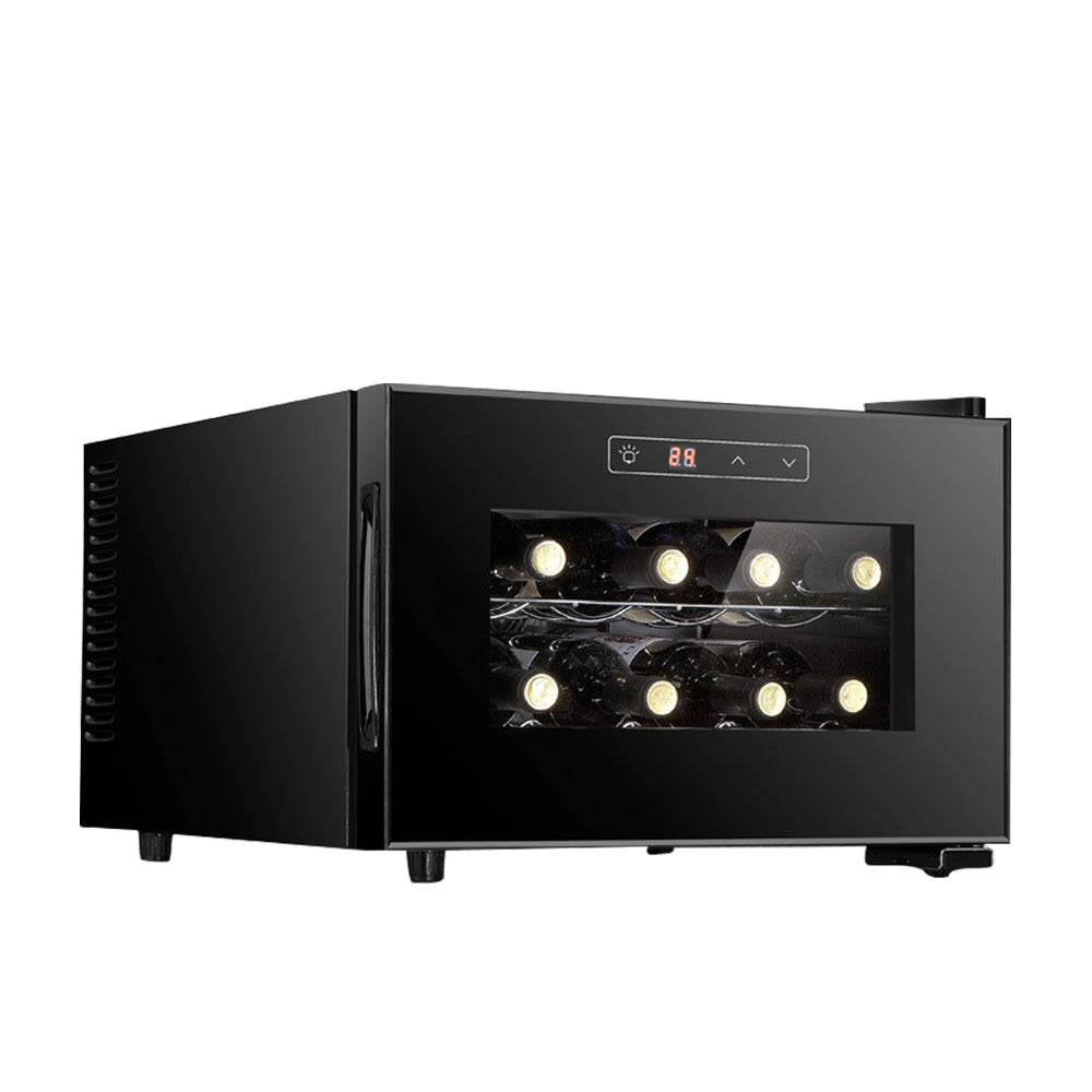 Small Wine cabinet,Mini Constant Temperature Wine Cabinet, 8 Bottle Capacity, Digital Control