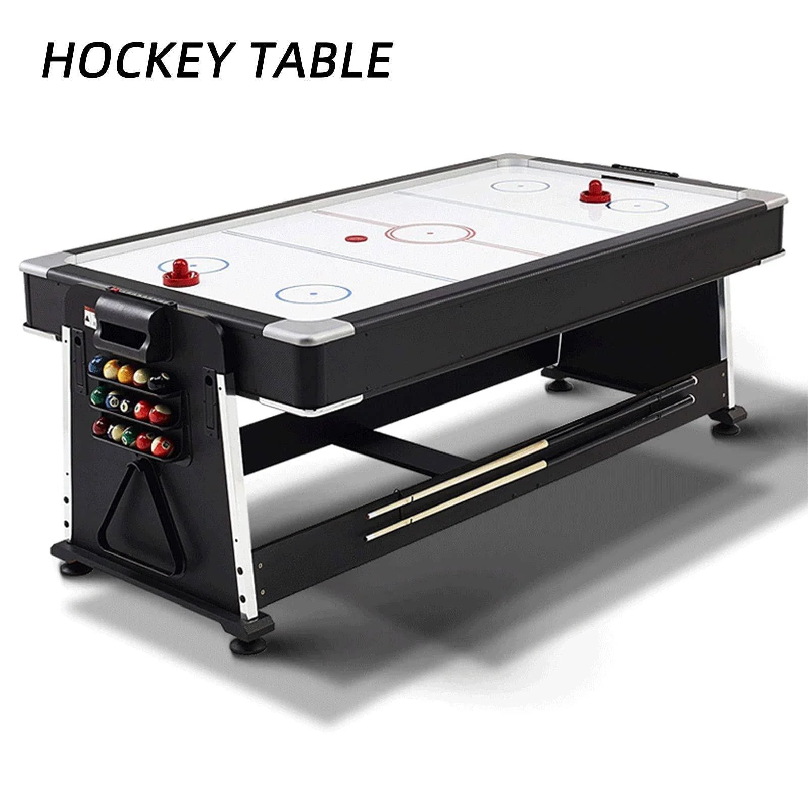 4 in 1 DGMT-3005 7ft Blue Pool Table Billiard + Air Hockey + Tennis Table-GCC Home Center