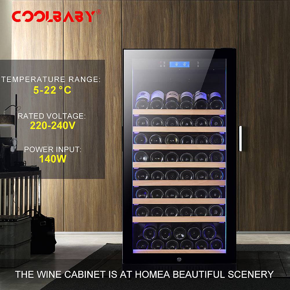 Customizable Eight-Layer Wine Cabinet with Intelligent Refrigeration and Delicate Design