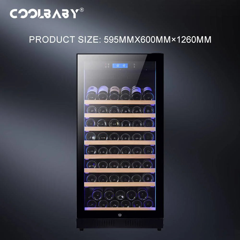 Customizable Eight-Layer Wine Cabinet with Intelligent Refrigeration and Delicate Design