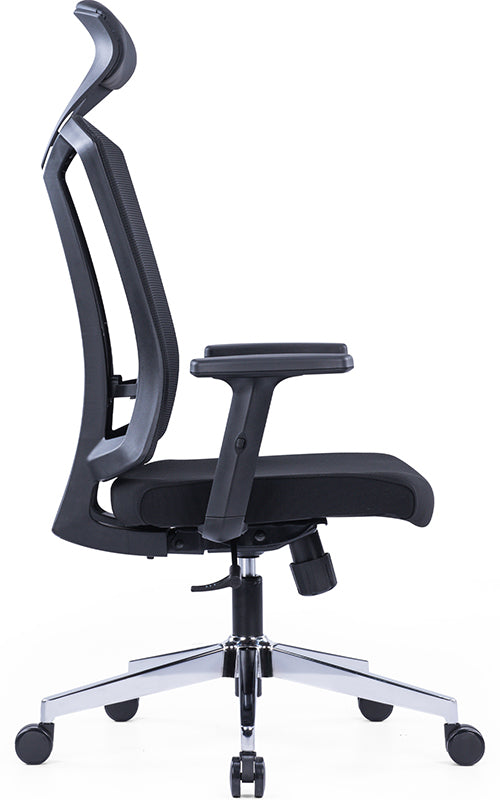 High Back Mesh Ergonomic Chair for Office with Chrome Base