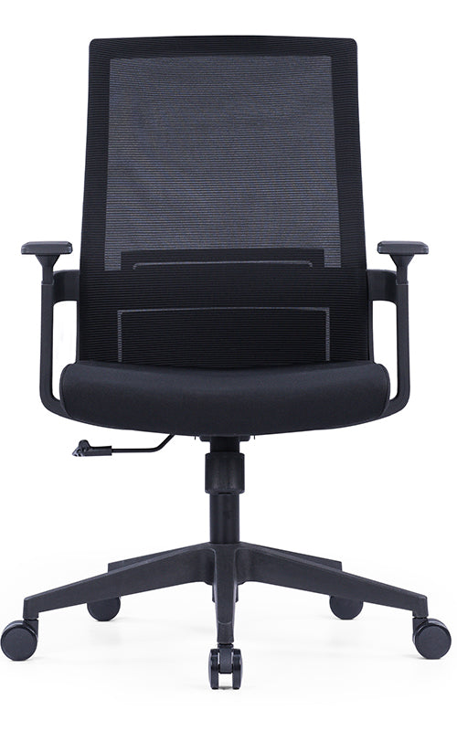 Ergonomic Office Chair – High-Density Seat, Adjustable Lumbar, Fixed Armrest