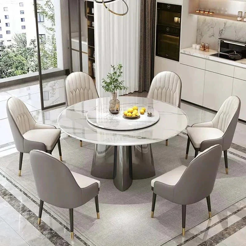 Elegant Round Dining Table - Luxury Statement Piece-GCC Home Center