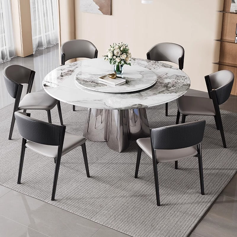 Elegant Round Dining Table - Luxury Statement Piece-GCC Home Center