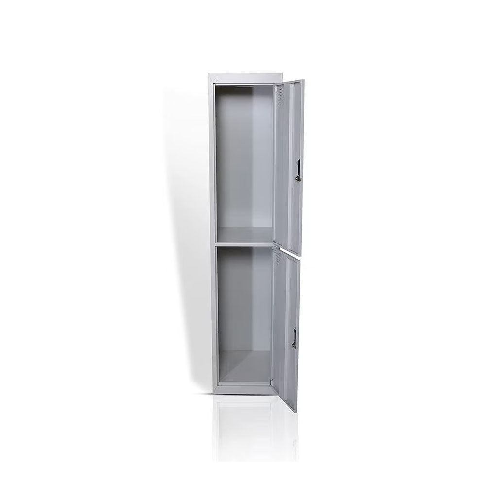 Durable 2-Door Steel Cabinet | Employee, Student, School, and Gym Locker with Ventilation-GCC Home Center