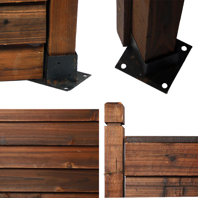 Wooden Garden Fence To Support Climbing Plants-GCC Home Center