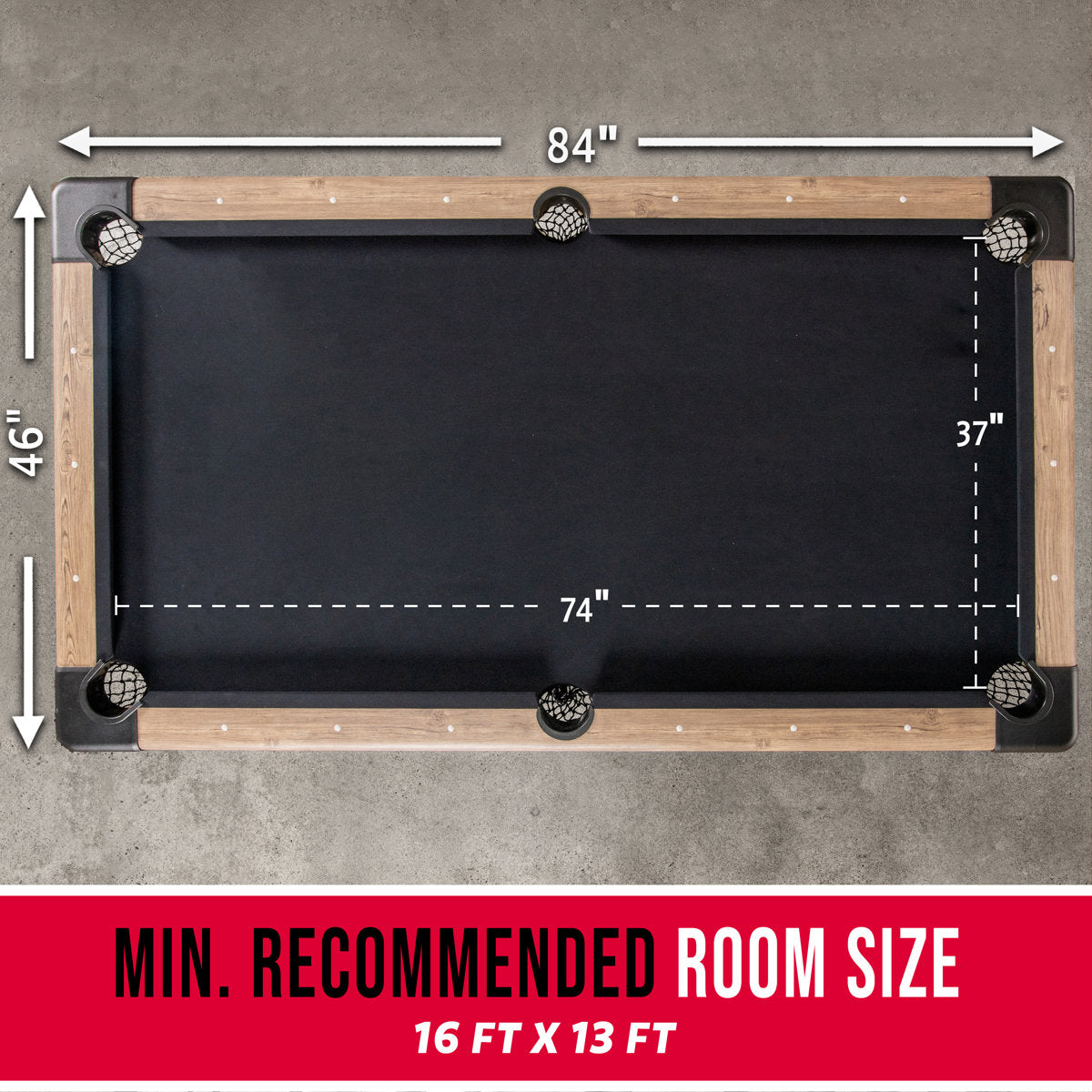 7ft Portable Foldable Pool Billiard Tables With Full Set of Accessories for Kids and Adults