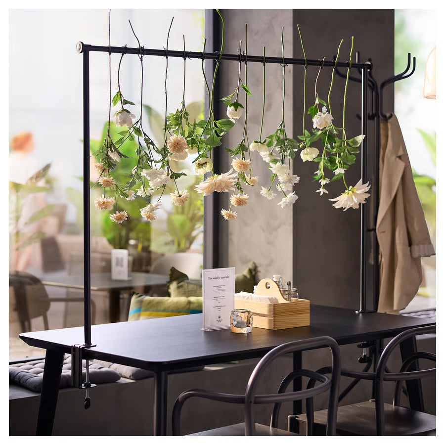 Adjustable Decorating Table Rod, Black (115–235 × 116 cm)