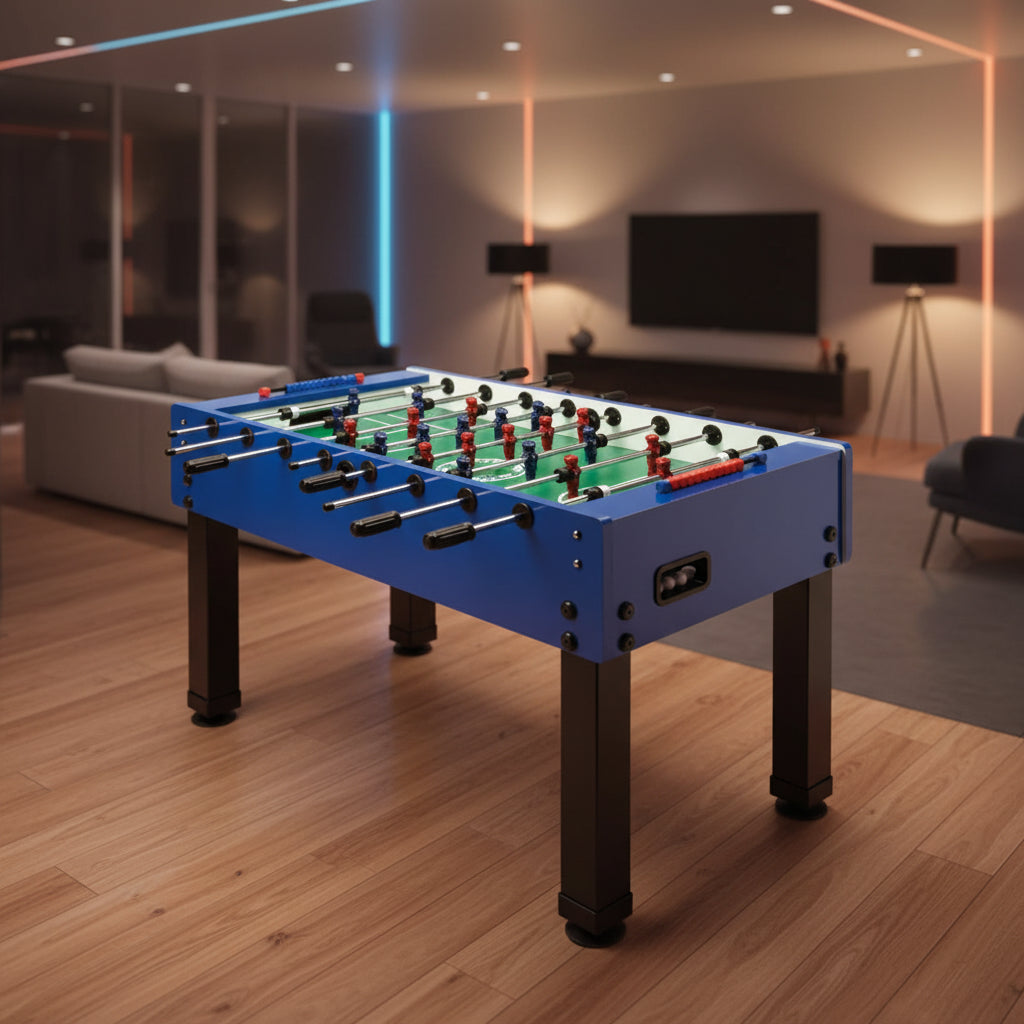 Professional Heavy-Duty Foosball Table A03 – 3 Goalie Game Table for Home & Office