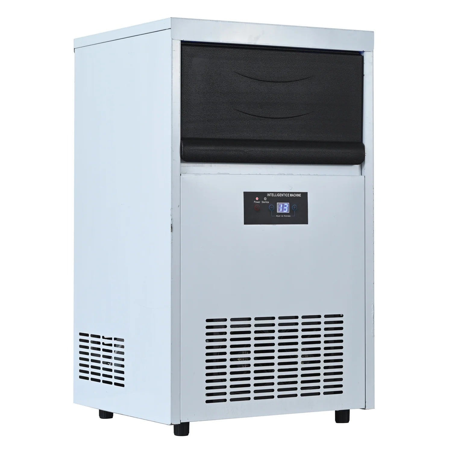 COOLBABY Industrial Ice Machine, Ice Maker, Capacity 80 kg