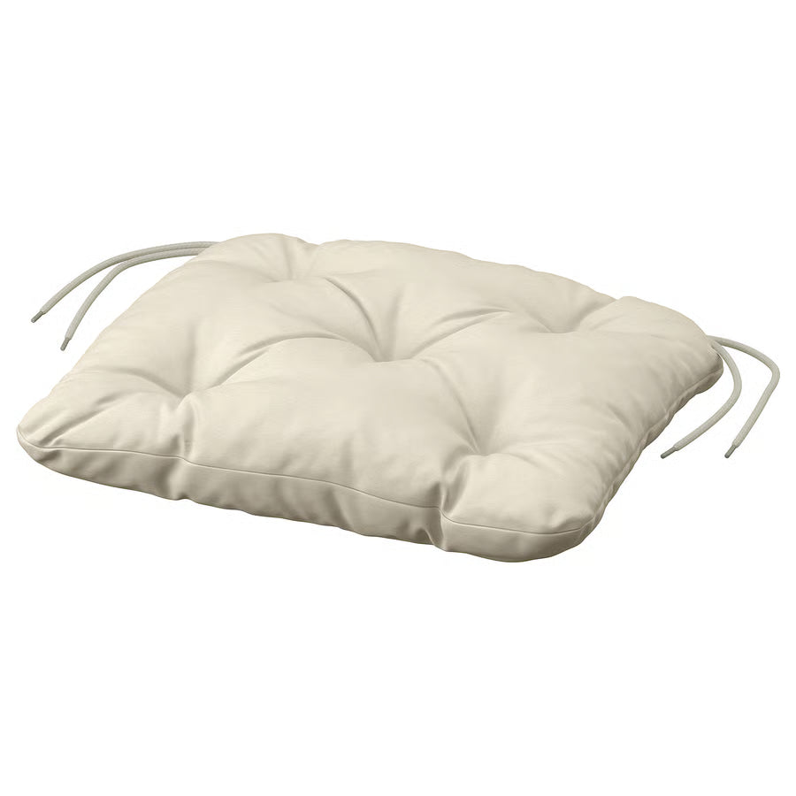 Outdoor Chair Cushion, Light Grey-Beige (36×32 cm)