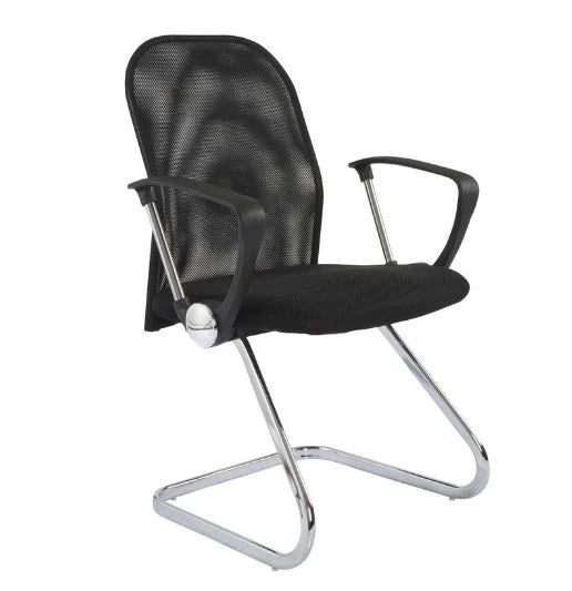 Visitors Chair Black Mesh-GCC Home Center