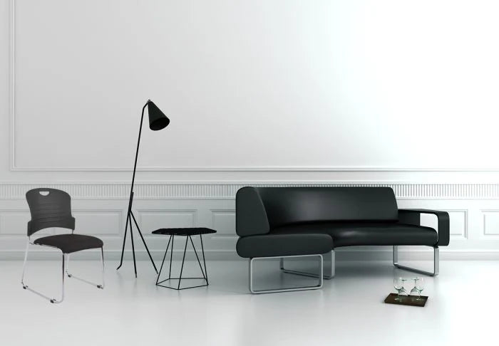 Guest Chair, Office Chair - Black-GCC Home Center