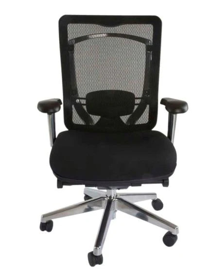 Medium Back Ergonomic Mesh Chair Black-GCC Home Center