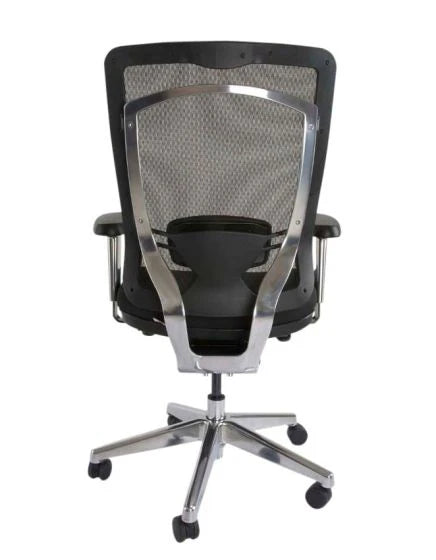 Medium Back Ergonomic Mesh Chair Black-GCC Home Center
