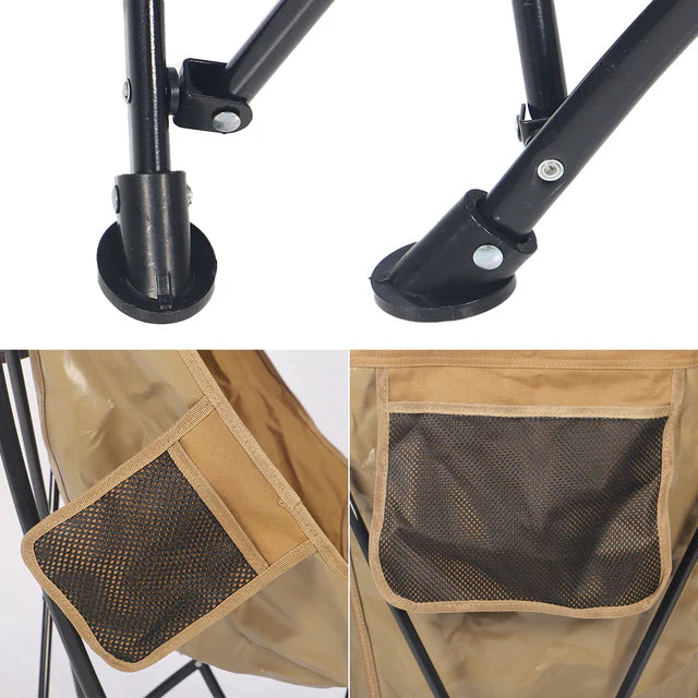 Comfortable Chair with Cup Holder for Camping