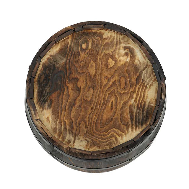 Wooden Decorative Barrel, Garden Decoration-GCC Home Center