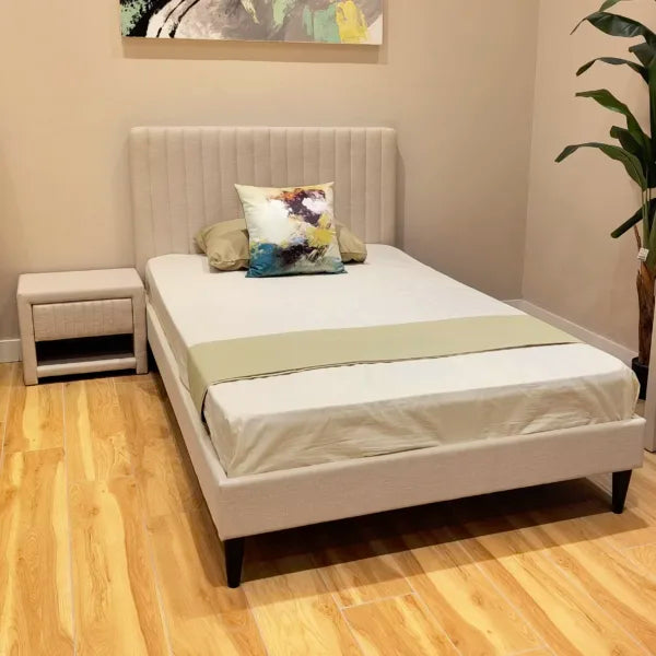Nastya Single Bed – Beige