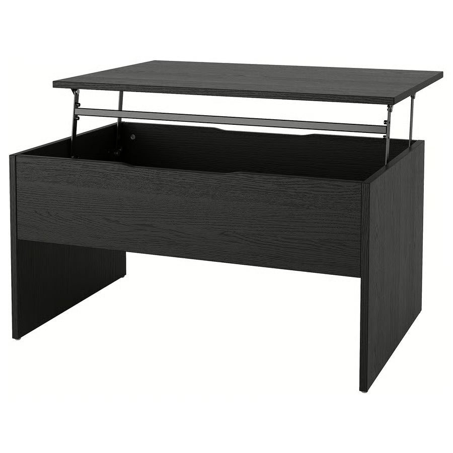 Adjustable Coffee Table, Black, 90 cm