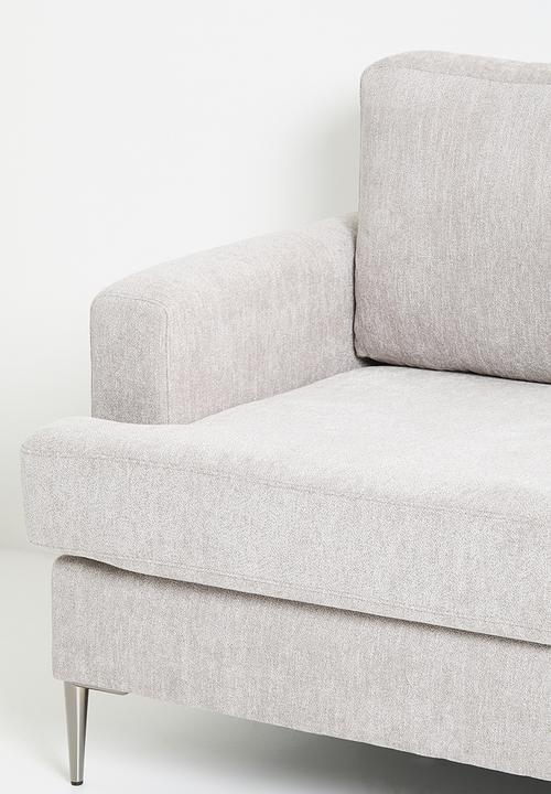 Modern Bali 3 Seater Sofa For Home Décor - Taupe-GCC Home Center