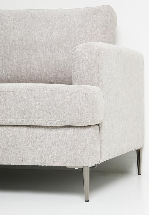 Modern Bali 3 Seater Sofa For Home Décor - Taupe-GCC Home Center