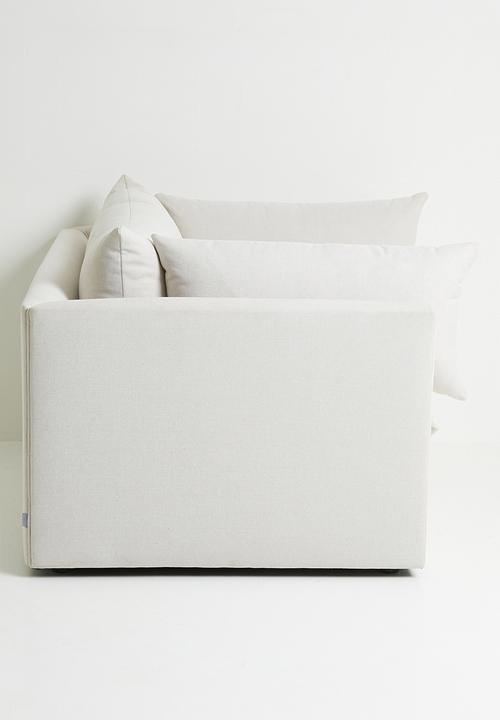 Luxe Loveseat Sofa For Modern Interiors - Ecru-GCC Home Center