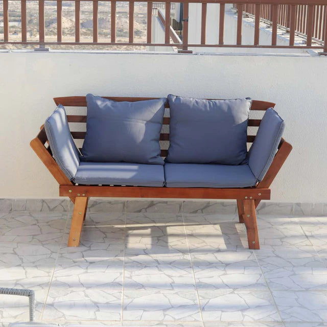 Solid Acacia Wood Sofa Outdoor-GCC Home Center