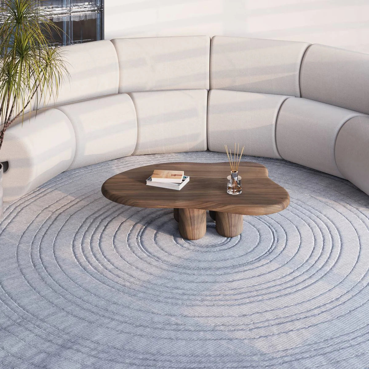 Teddy V2 Coffee Table (Big) – Modern Design (140 x 100 x 40 CM)