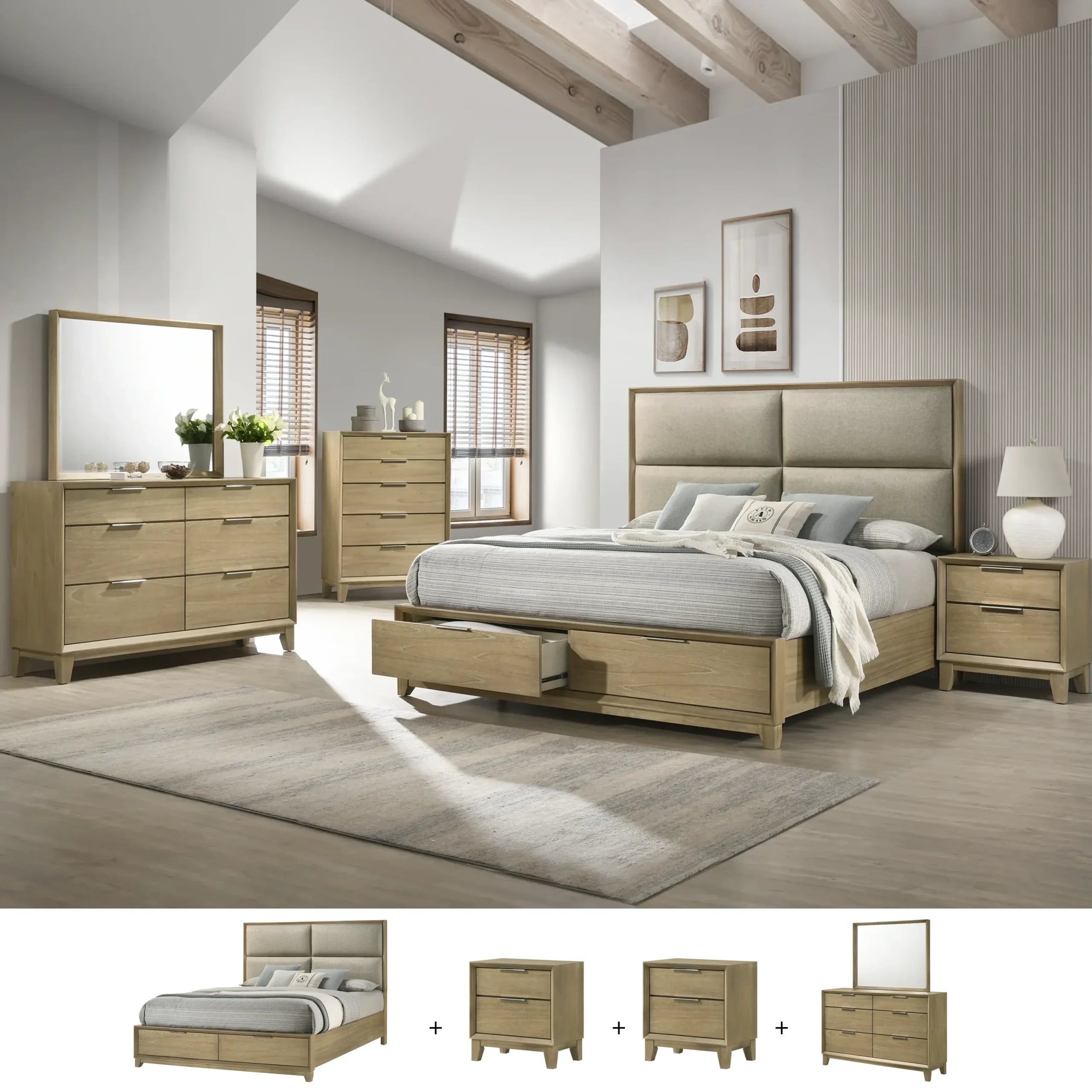 5 Pcs. King Bedroom Set