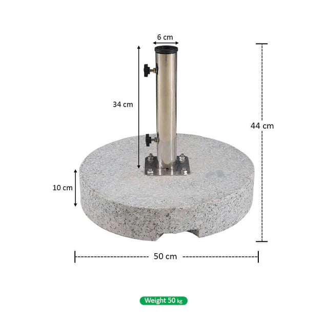 Round Marble Umbrella Base 40 & 50 kg