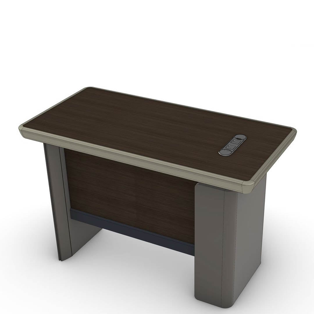 Modern Design Executive Office Table With Storage Cabinets For Traditional Spaces - Brown-GCC Home Center