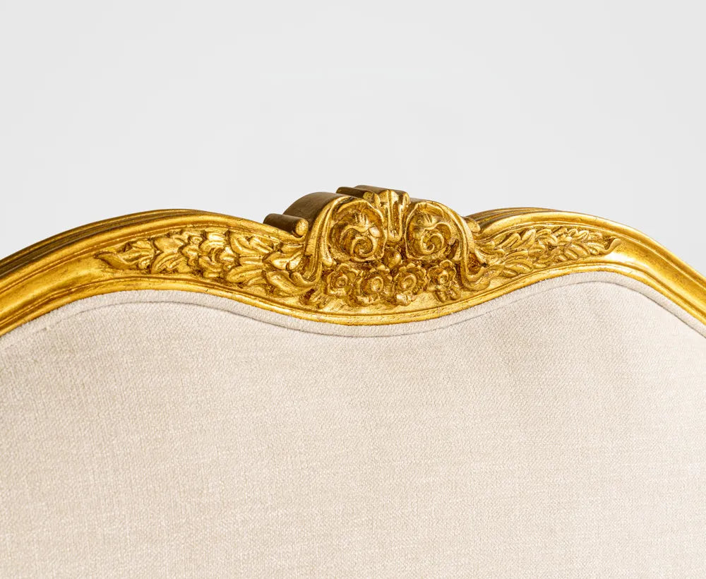 Solid Wood King Bed – 180 x 200 cm ( Beige )