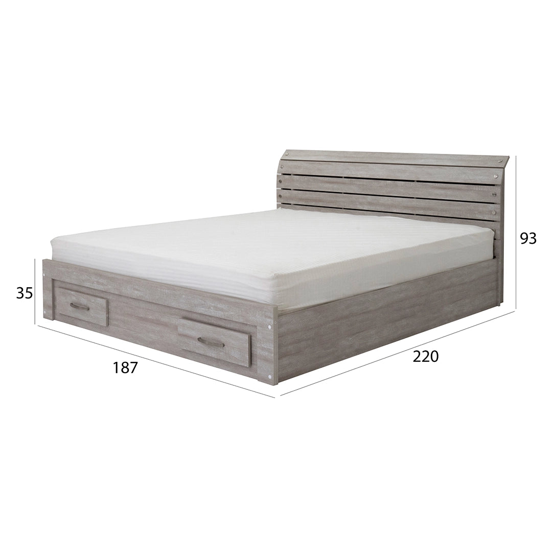 High-Quality Bed with Drawers And Headboard